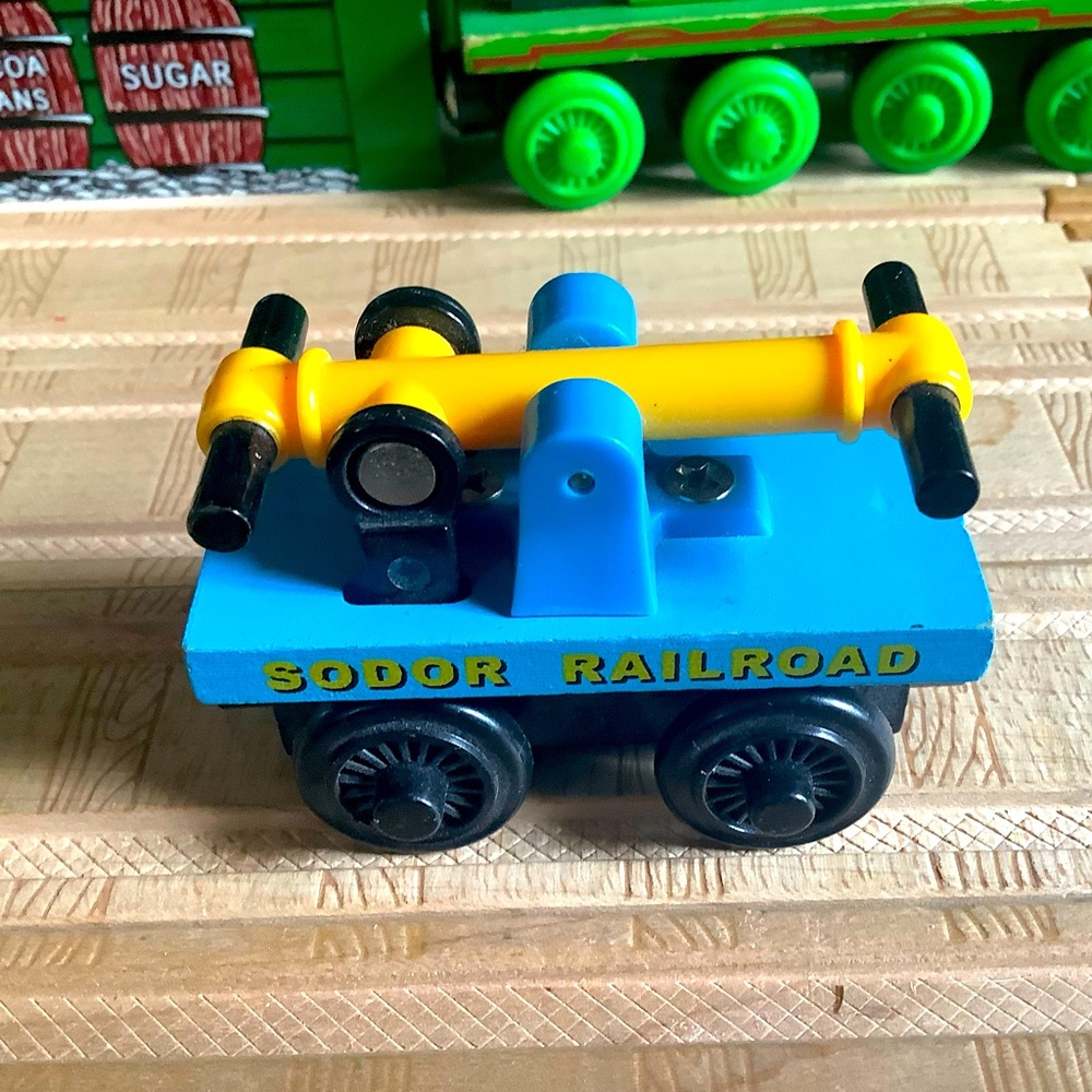 Vintage Thomas & Friends Wooden Railway Sodor Railway HandCar
